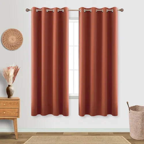 Miniatura 132 de Cortinas opacas de 72 pulgadas extra anchas para dormitorio, puerta corrediza de vidrio y patio, 2 paneles con ojales para oscurecer ventana grande