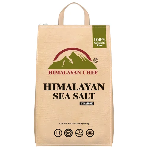 Miniatura 10 de Himalayan Chef - Sal rosa del Himalaya, grano fino, bolsa a granel de 5 libras - Kosher y vegana, 100% natural y pura de cristal gourmet - Contiene
