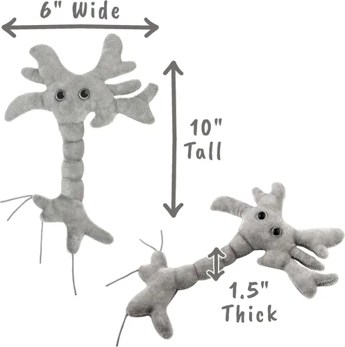 Miniatura 4 de Giant Microbes peluche célula cerebral (neurona)