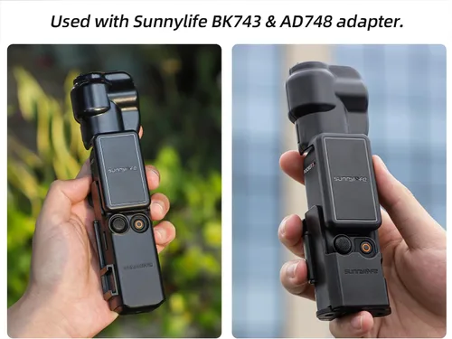 Miniatura 5 de Pocket 3 Funda protectora para DJI Osmo Pocket 3, Gimbal Protector de pantalla de lente Cubierta protectora para DJI Osmo Pocket 3 Accesorios, Negro