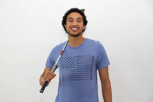 Miniatura 2 de Golf T-Shirt Golf Flag Crew Neck Short Sleeve Funny Golf Shirt for Men and Women