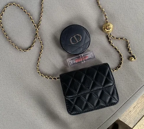 Miniatura 4 de Riñonera para mujer, mini bolsa cruzada Y2K, accesorios para cinturón para mujer, a la moda, Negro