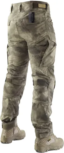 Miniatura 2 de ZAPT Pantalones de combate Airsoft Paintball para hombre, pantalones tácticos con rodilleras, camuflaje de caza, pantalones militares Au Camo