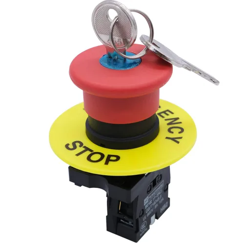 Miniatura 12 de mxuteuk 2pcs 1 NO 0.866 in Interruptor de botón momentáneo SPST Negro 660V 10A HB2-BA21-HH