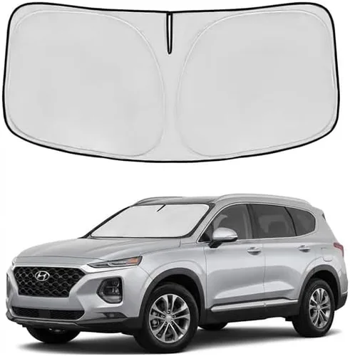 Miniatura 50 de Parasol para parabrisas Rivian R1S/R1T 2022-2024 2025 2026, parasol para ventana frontal, ajuste personalizado, accesorios R1S, visera solar