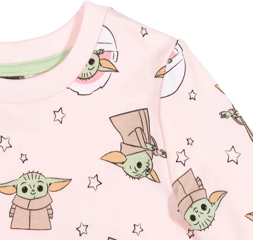 Miniatura 6 de STAR WARS Mandalorian The Child - Sudadera de rizo francés para niñas, color rosa, Rosado