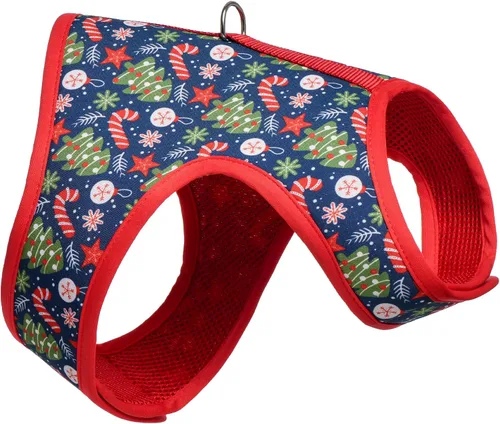Miniatura 9 de Mile High Life Arnés para perro, chaleco floral de malla de aire para perros y gatos pequeños de 20 libras, fácil de poner, cierre fácil ajustable