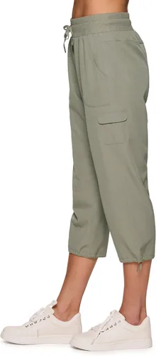 Miniatura 35 de RBX - Pantalón capri deportivo con cordón,ligero, con bolsillos y estilo cargo, para mujer