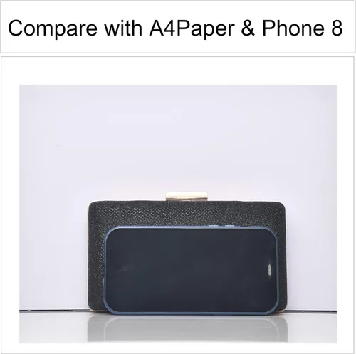 Miniatura 6 de Bolso de mano de noche con purpurina brillante para boda, fiesta de graduación, elegante bolso cruzado de hombro