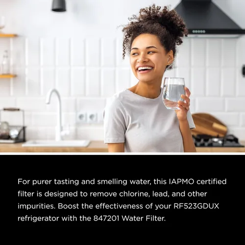 Miniatura 5 de Filtro de agua para refrigerador 847201, pieza de repuesto para filtro de nevera de cocina Fisher & Paykel – Filtros certificados por IAPMO