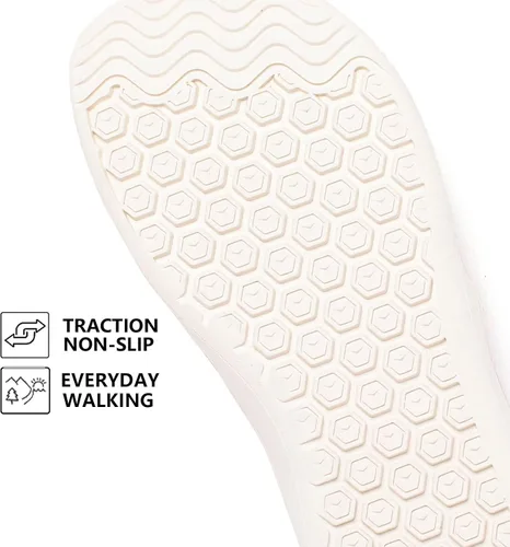 Miniatura 4 de HOBIBEAR - Tenis minimalistas para hombre y mujer, ofrecen la sensación de estar descalzos, tenis anchos con suela plana