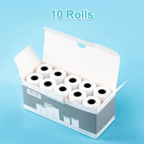 Miniatura 4 de Rollo de papel de impresión de 10 rollos de repuesto funciona con cámara instantánea MINIBEAR Instantánea, apto para la mayoría de los niños, rollo