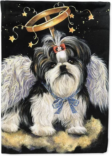Miniatura 167 de Caroline's Treasures PPP3097CHF - Pijama de Navidad con diseño de bulldog francés para colgar en la pared, poliéster, tamaño de casa, multicolor