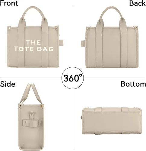 Miniatura 4 de charlore The Leather Tote Bag For Women, Womens Tote Bags with zipper,Can shouldercrossbody,Handbag
