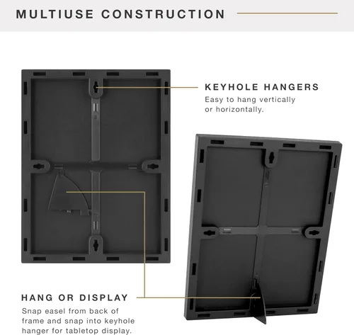 Miniatura 22 de MCS Marco de formato Room Essentials - 8.5x11' (negro)