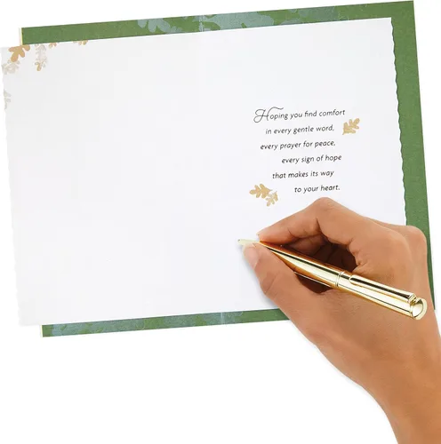 Miniatura 6 de Hallmark Tarjeta de Condolencia, Árbol (Cada Oración por la Paz)