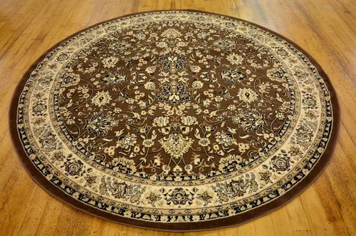 Miniatura 384 de Unique Loom Colección Sialk Hill - Alfombra de área Washington (3 pies 3 pulgadas x 5 pies 3 pulgadas, rectángulo, burdeos/crema)