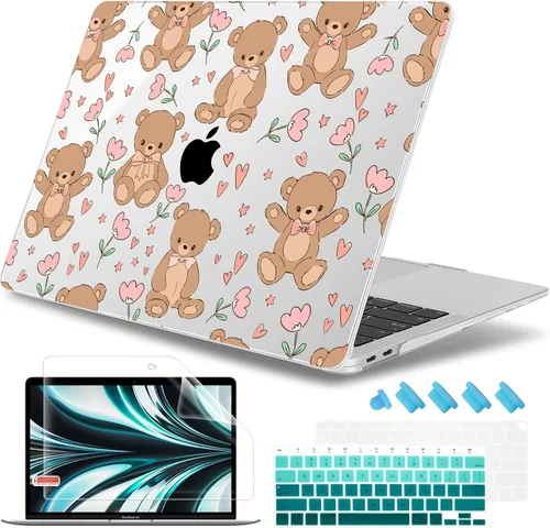 Miniatura 17 de May Chen Funda compatible con MacBook Air de 13 pulgadas 2022 2021, versión 2020-2018 Modelo: M1 A2337 A2179 A1932, carcasa rígida de plástico