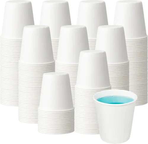 Miniatura 8 de RACETOP Paquete de 100 tazas de café de 12 onzas, tazas de café desechables, vasos de papel Kraft, tazas calientes sin blanquear para el hogar