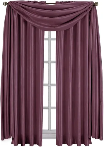 Miniatura 22 de Royal Hotel Bedding Soho cenefa recta blanca, patrón sólido, 70 x 17 pulgadas Blanco