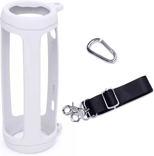 Miniatura 13 de LTGEM - Funda de silicona compatible con JBL FLIP 5 Altavoz Bluetooth portátil impermeable, carcasa rígida, bolsa de almacenamiento de transporte