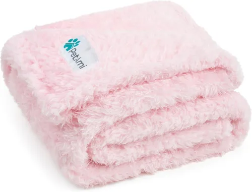 Miniatura 29 de PETAMI Manta de forro polar esponjoso para gatos y perros, gris, talla XL