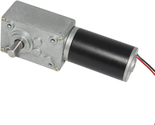 Miniatura 3 de Pequeño motor de engranaje helicoidal reversible de 35 RPM DC de alto par de 12 voltios para reemplazo de impulsión de barbacoa