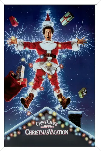 Miniatura 13 de National Lampoon's Christmas Vacation - Póster de pared de una hoja, 34 pulgadas de largo x 22.4 pulgadas de ancho, versión enmarcada en negro