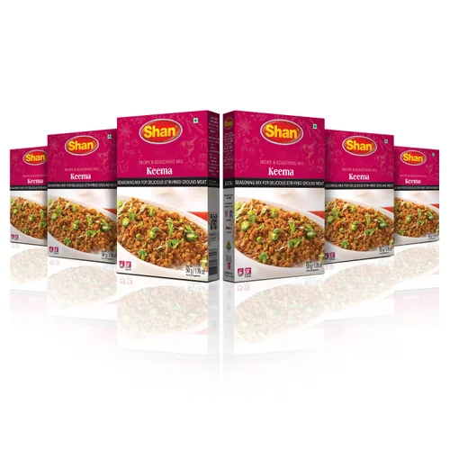Miniatura 66 de Shan Korma Recipe and Seasoning Mix 1.76 oz (50g) - Spice Powder for Traditional Meat in Yogurt Sauce - Suitable for Vegetarians - Airtight Bag in a