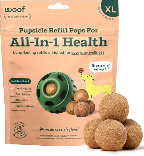 Miniatura 24 de WOOF Pupsicle - Paletas de repuesto para calmar – Recambios de larga duración para el juguete Pupsicle para promover la calma – Golosinas calmantes