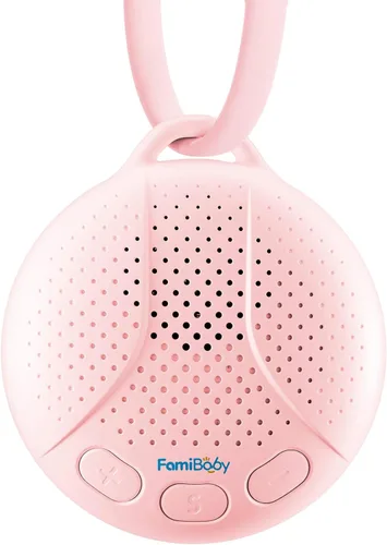 Miniatura 11 de Máquina de sonido para bebé, 16 sonidos calmantes, máquina portátil de ruido blanco con luz nocturna y temporizador, chupete de sueño recargable