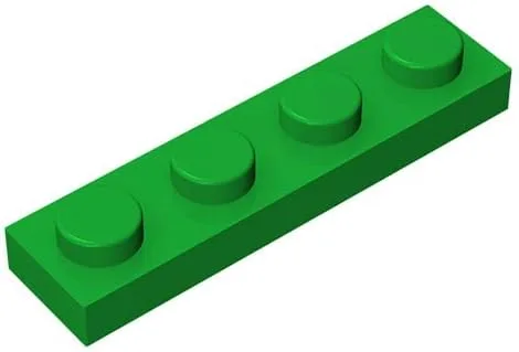 Placa de construcción clásica de 1 x 4, 100 piezas, compatible con piezas y piezas de Lego 3710, juego creativo, 100% compatible con Lego y todas