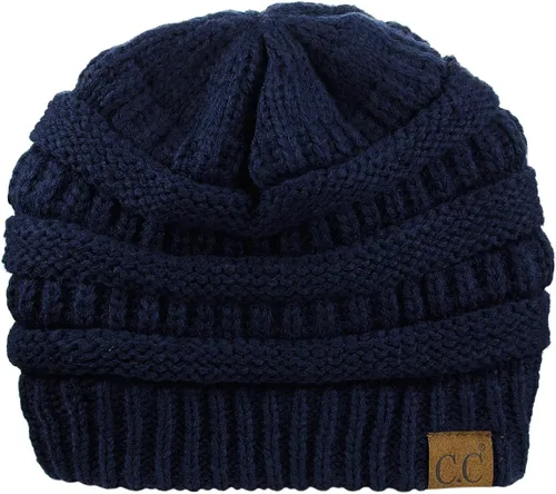 Miniatura 94 de C.C Trendy Warm Chunky Soft Stretch Cable Knit Beanie