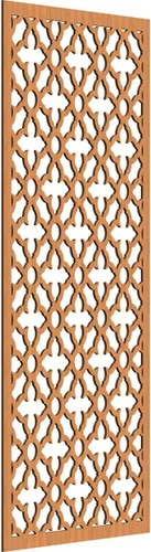 Miniatura 192 de Madison Paneles de pared decorativos de madera con calado, 9 3/8 pulgadas de ancho x 24 3/8 pulgadas de alto x 3/8 de alto, roble rojo rojo (Red Oak)