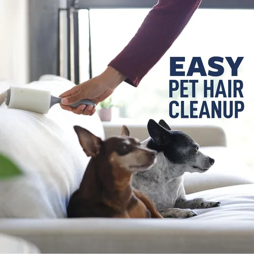Miniatura 9 de Scotch-Brite Everyday Clean - Rodillo quitapelusas, paquete de 3, removedor de pelusas para pelo de mascotas, ropa oscura, muebles y superficies