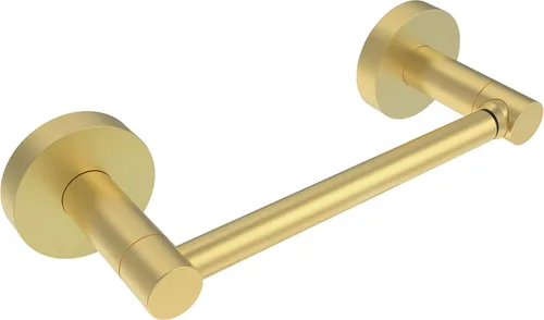 Miniatura 11 de Soporte de papel higiénico negro mate para baño, soporte de rollo de papel giratorio de doble poste de acero inoxidable y aleación de zinc, montaje