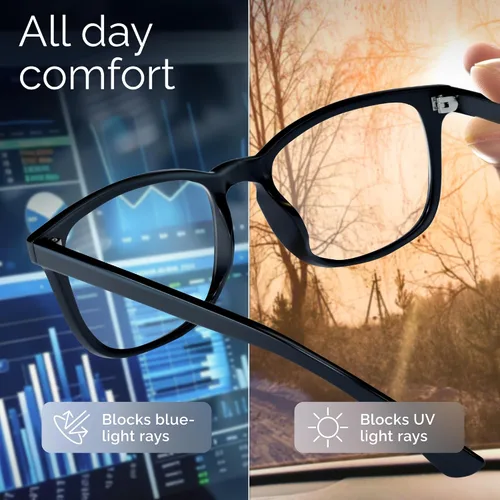 Miniatura 7 de Livho Gafas de Luz Azul de Alta Tecnología - Gafas de Computadora con Bloqueo Avanzado de Luz Azul - Fatiga por Pantalla y Protección UV