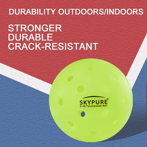 Miniatura 3 de Pelotas de pickleball Z40 para exteriores – Aprobado por USAPA de 40 hoyos de una sola pieza sin costuras para jugar en torneos, entrenamiento y 1