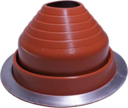 Miniatura 14 de Flashers #1 Silicona de alta temperatura flexible para techo Jack Pipe Boot Metal Roofing Pipe Flashing (Pipe OD 1/4" a 2")