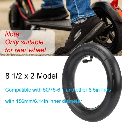 Miniatura 2 de MIMIRACLE Tubo interior 50/75-6.1 para neumático trasero de 8.5 pulgadas 8 1/2 x2 compatible con Gotrax GXL V2 Hiboy S2 Pro Xiaomi M365 Pro 1S MI3