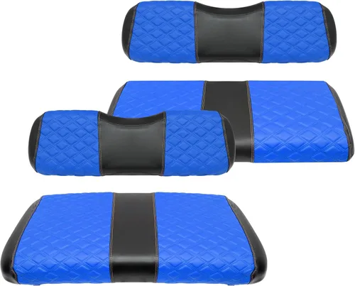 Miniatura 21 de Fundas de asiento de carrito de golf, delanteras y traseras, impermeables y resistentes al sol, de piel de vinilo de grado marino, accesorios