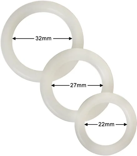 Miniatura 3 de Anillo de pene masculino, anillo para el pene eyaculación de retardo, escroto, anillos para hombre, juguete sexual de silicona para hombres