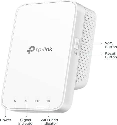 Miniatura 6 de TP-Link - Amplificador WiFi AC1200 (RE300), cubre hasta 1500 pies cuadrados y 25 dispositivos, hasta 1200 mbps, admite OneMesh, repetidor WiFi