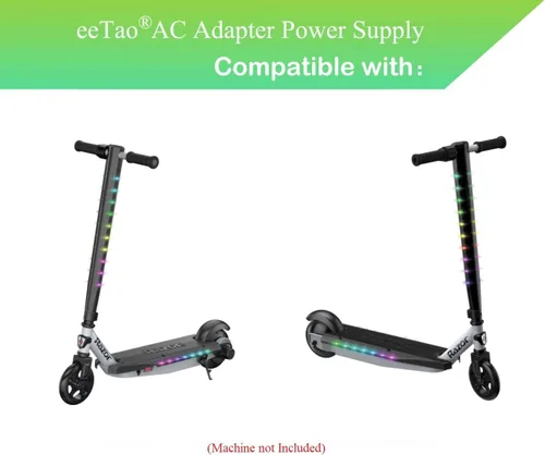 Miniatura 2 de Cargador adaptador AC/DC compatible con Razor Lightshow Power Core E90 13112116 1311212 12V DC12V Batería recargable sellada de plomo-ácido SLA