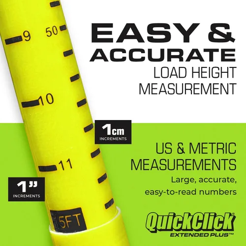 Miniatura 7 de Barra de Medición de Altura de Carga QuickClick Extended Plus™ – Mide hasta 20 Pies – Mide tu Carga Antes de Llegar a la Carretera™
