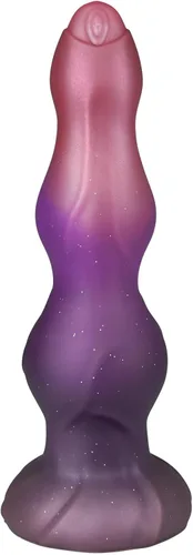 Romi Consolador realista con nudo grande, fuerte ventosa, estimulación del punto G, estimulación del punto G, masajeador de próstata, cuentas anales
