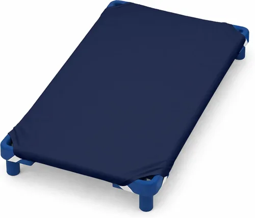 Paquete de 6 sábanas para cuna preescolar para guardería, tela de mezcla de poliéster con esquinas elásticas para cunas que se adaptan a 22 x 40