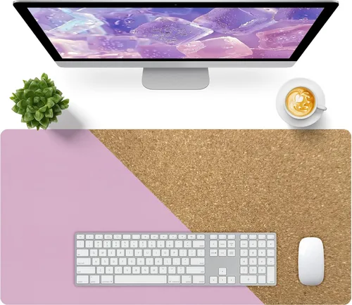 Miniatura 53 de Bloss Almohadilla de escritorio de cuero y reposamuñecas para teclado, alfombrilla grande para mouse + almohadilla para teclado + soporte de muñeca