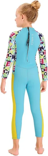 Miniatura 5 de Traje de neopreno de cuerpo completo para niños y niñas, traje de baño térmico de 0.098 pulgadas para niños pequeños, jóvenes, adolescentes, manga
