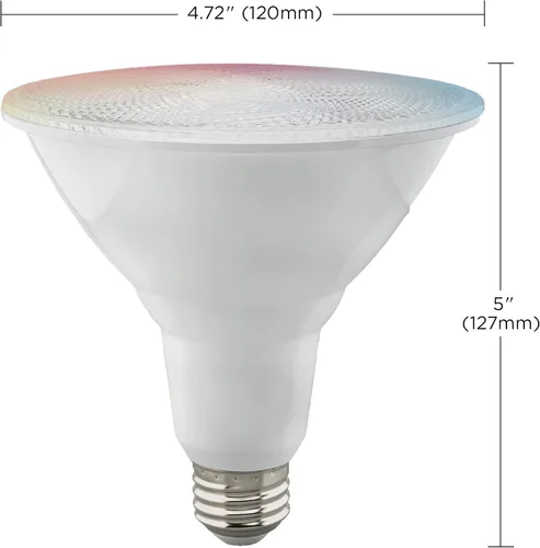 Miniatura 3 de Satco S11258 Starfish - Bombilla LED inteligente WiFi de 15 W, funciona con Siri, Alexa, Google Assistant, SmartThings, 2700K-5000K, PAR38, 1200